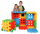 Ogromne klocki wafle giganty 35x35cm 20 el Polskie