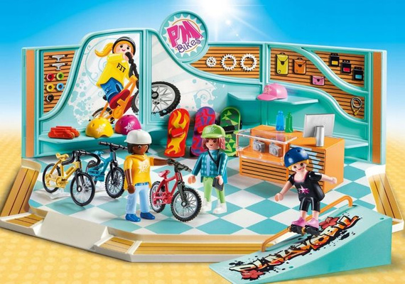 Playmobil City 9402 Sklep rowerowy i skateboardowy