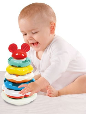 Disney Baby Mickey Kolorowa wieża 17284 Clementoni
