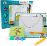 Szkicownik Magnetyczny Pieczątki Dinozaury