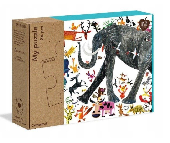 Moje puzzle 24 el. Zwierzęta Eko 50165 Clementoni