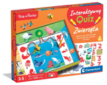 Clementoni Interaktywny Quiz Zwierzęta Uczę się bawiąc