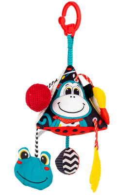 BaliBazoo Grzechotka Zawieszka Kontrastowa Piramidka Krowa