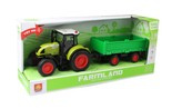 Traktor z naczepą światło dźwięk