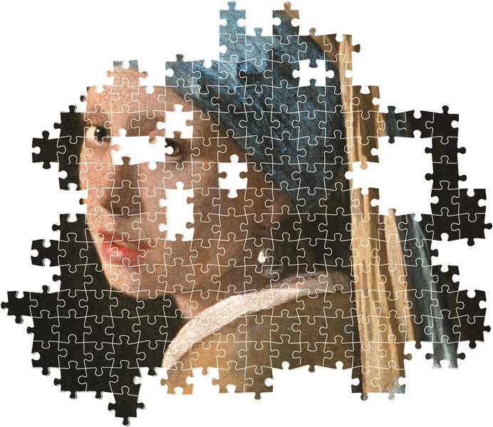 Puzzle 1000 Compact Museum Vermeer Dziewczyna z perłą Clementoni