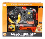 Zestaw plastikowych narzędzi 9 elementów wiertarka