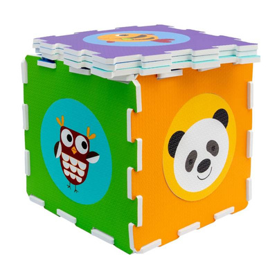 Mata piankowa Zwierzęta 9 el. Puzzle Smily Play
