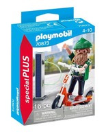 Playmobil Hipster z elektryczną hulajnogą 70873
