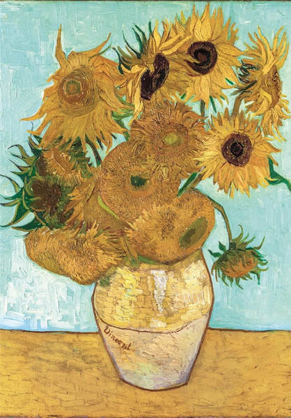 Puzzle 1000 Compact Museum Van Gogh Słoneczniki Clementoni