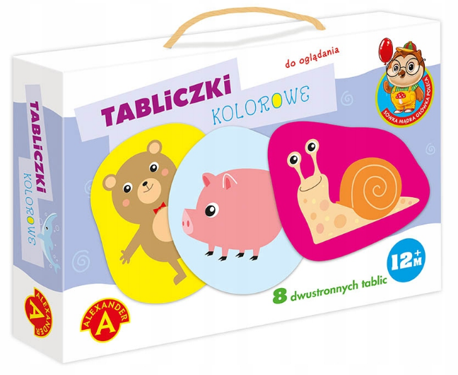 Tabliczki kolorowe sówka Alexander