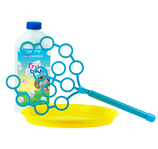 Fru Blu Bańki mydlane Zestaw Drzewko + płyn 0,4L