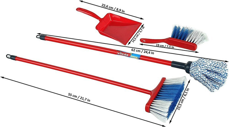 Klein Zestaw Vileda Mop miotła zmiotka szufelka