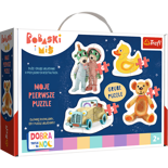Puzzle Baby Urocze Bobaski i Miś Trefliki Trefl