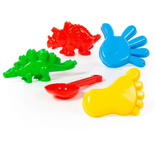 Zestaw do piasku Foremki Łopatka 35684