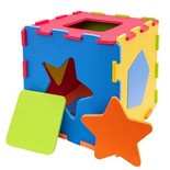 Mata Puzzle piankowe Kształty 9 el. Smily Play