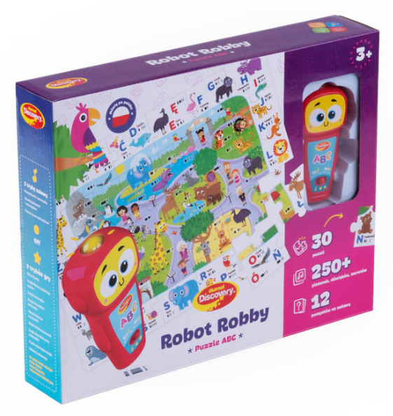 Puzzle Robot Robby - Puzzle ABC Dumel