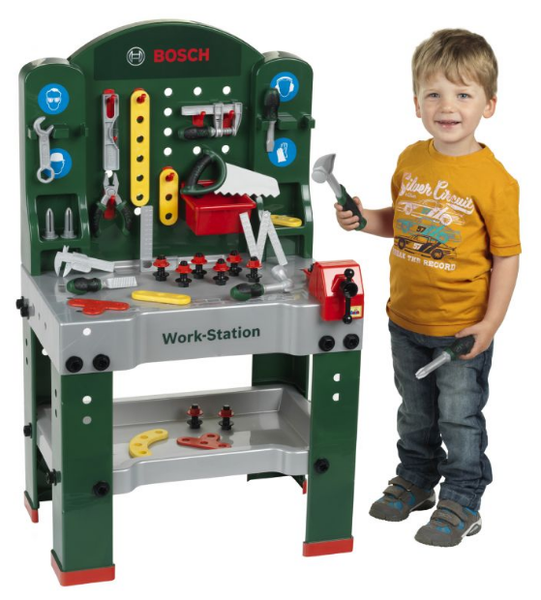 Klein 8580 Duży Warsztat mini Bosch 44 el. Stolik