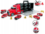 Ciężarówka Laweta - Walizka z autami straż pożarna