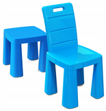 Krzesełko dla dziecka 3w1 taboret stolik niebieski