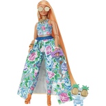 Lalka Barbie Extra Fancy Flower Modne Zwierzatko