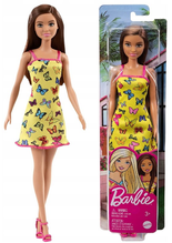 Lalka Barbie plażowa sukienka w motyle Mattel
