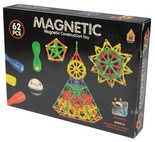MAGNETIC Klocki magnetyczne 3D konstrukcyjne 62el.