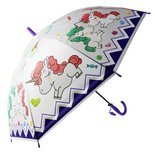 Parasol dla dzieci jednorożce gwizdek fiolet