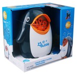 Pingwin generujący bańki mydlane, maszynka