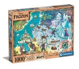 Puzzle 1000 Story Maps Frozen Clementoni 39666
