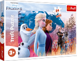 Puzzle 24el. Maxi Magiczna wyprawa Frozen II Trefl