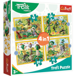 Puzzle 4w1 Wspólne zabawy Treflików Trefl 34358