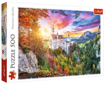 Puzzle 500 Widok na Zamek Neuschwanstein, Niemcy