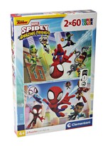 Puzzle Super Color 2x60 Spidey i przyjaciele 
