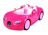 Różowy Kabriolet samochód dla lalek