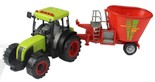 Traktor z maszyną rolniczą  światło dźwięk Gazelo