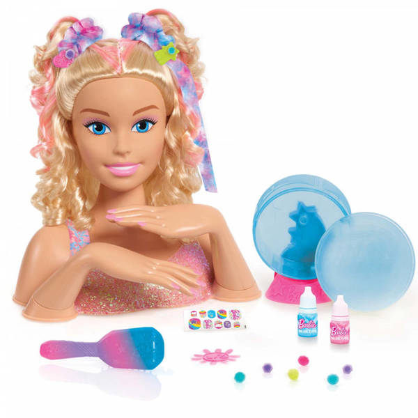 Barbie Tie Dye Głowa do stylizacji dla Dzieci