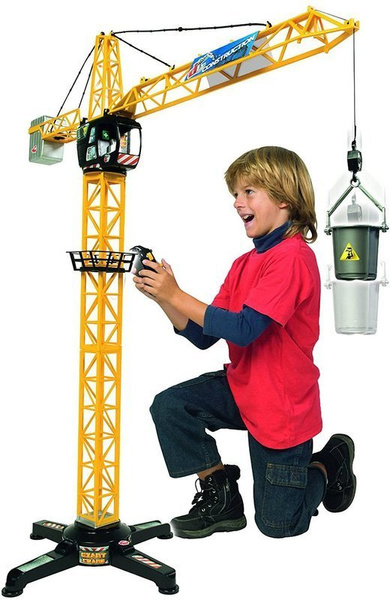Dźwig Żuraw Gigant Sterowany 100cm Dźwięk Dickie 