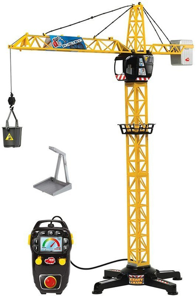 Dźwig Żuraw Gigant Sterowany 100cm Dźwięk Dickie 