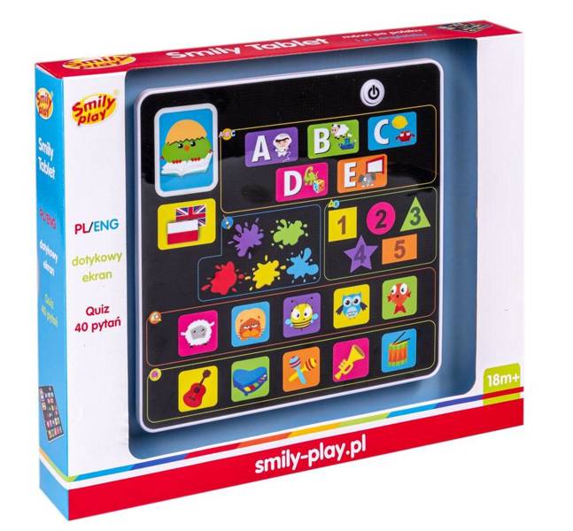 Edukacyjny Tablet dotykowy PL-ANG Smily Play