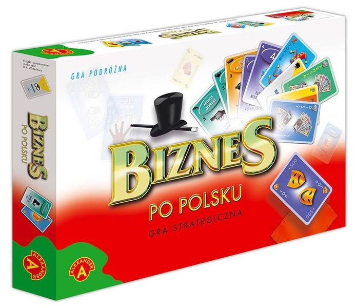 Gra Biznes po Polsku - podróżna - Karty Alexander