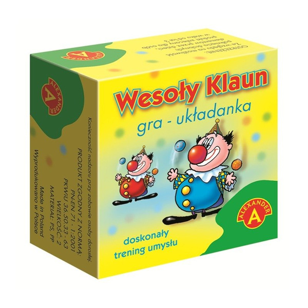 Gra Układanka Wesoły Klaun Alexander