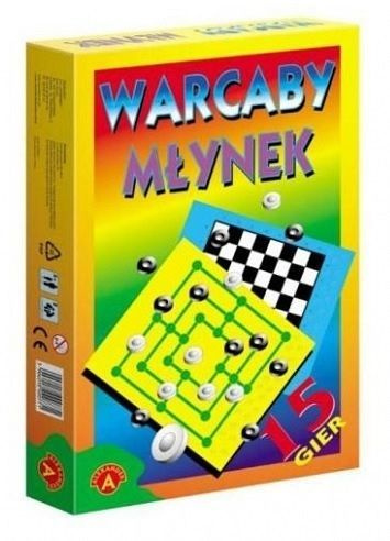 Gra Warcaby Młynek 15 gier ALEXANDER