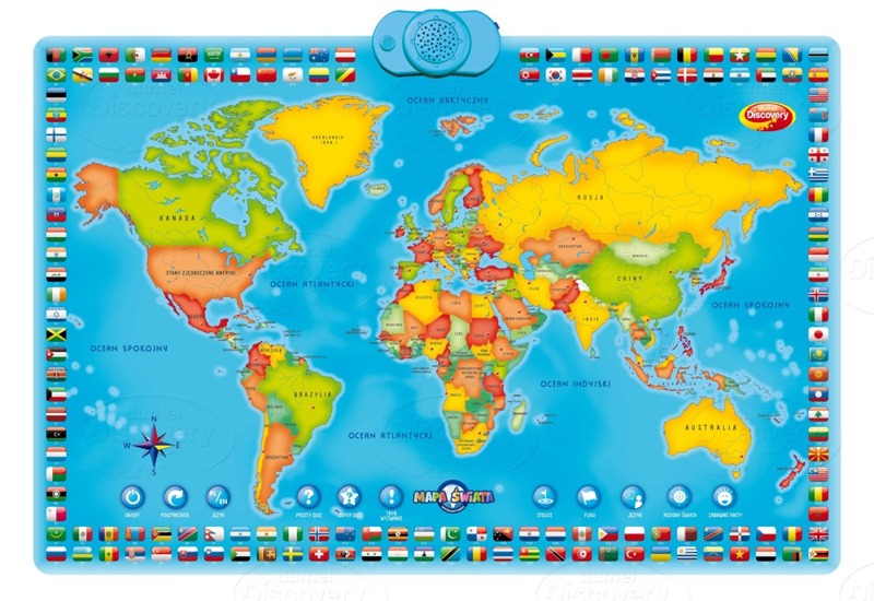 Interaktywna Mapa Świata Dumel Discovery