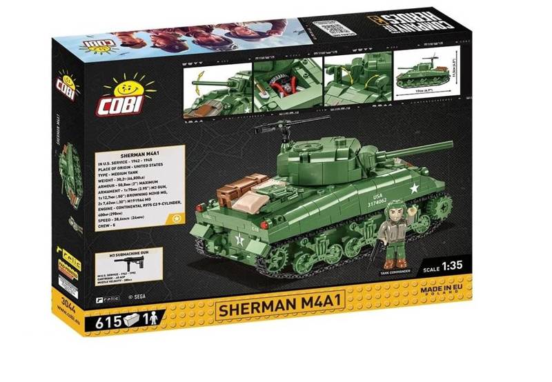 Klocki Cobi 3044 Company of Heroes 3 Czołg Sherman