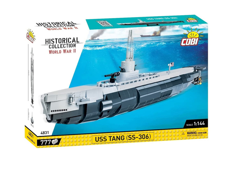 Klocki Cobi 4831 podwodny okręt USS Tang SS-306