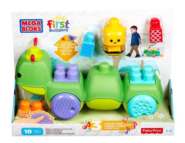 Mega Bloks Wędrująca gąsieniczka Fisher Price