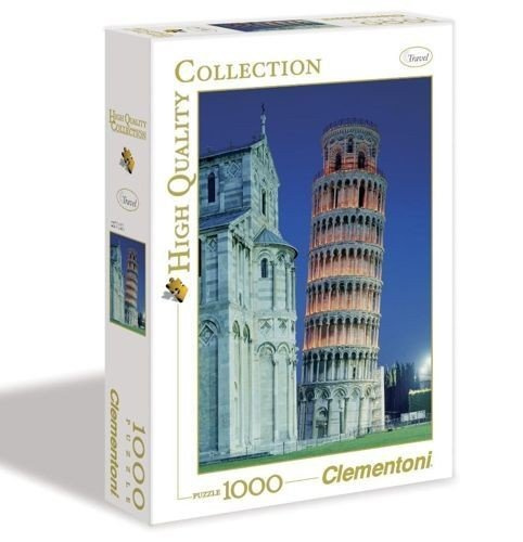 Puzzle 1000 HQ Krzywa Wieża w Pizie Clementoni