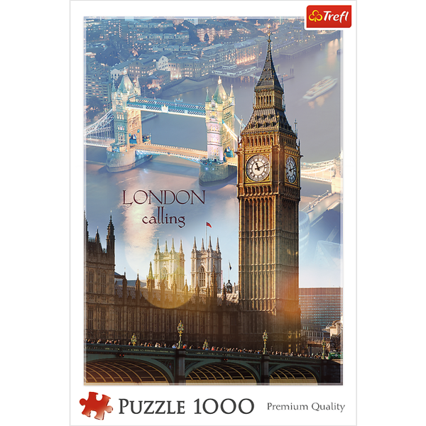 Puzzle 1000 el. Londyn o świcie Big Ben Trefl