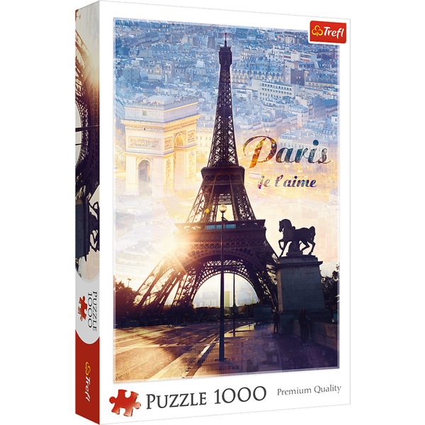 Puzzle 1000 el. Paryż o świcie Francja Trefl 10394