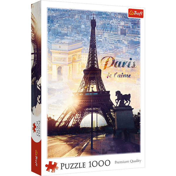 Puzzle 1000 el. Paryż o świcie Francja Trefl 10394